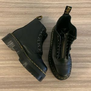 Dr. Martens Sinclair Milled Napa Leather Platform Boots!